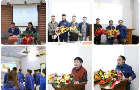 Công đoàn Công ty TNHH NatSteelVina chỉ đạo tổ chức thành công Đại hội công đoàn cho các bộ phận trực thuộc